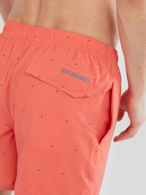 Fundango Bono Print Boardshort for men in red 6