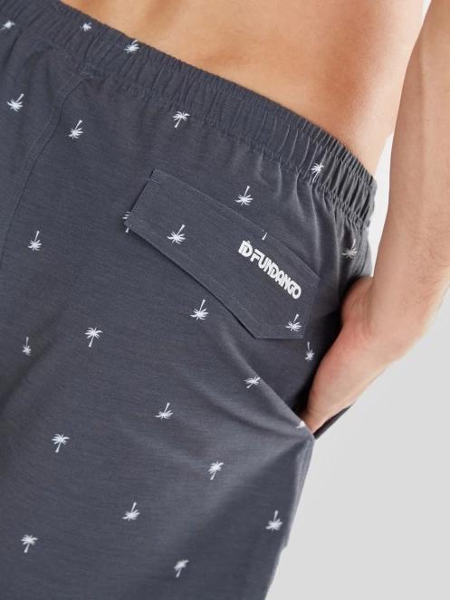Fundango Bono Print Boardshort for men in dark blue 6