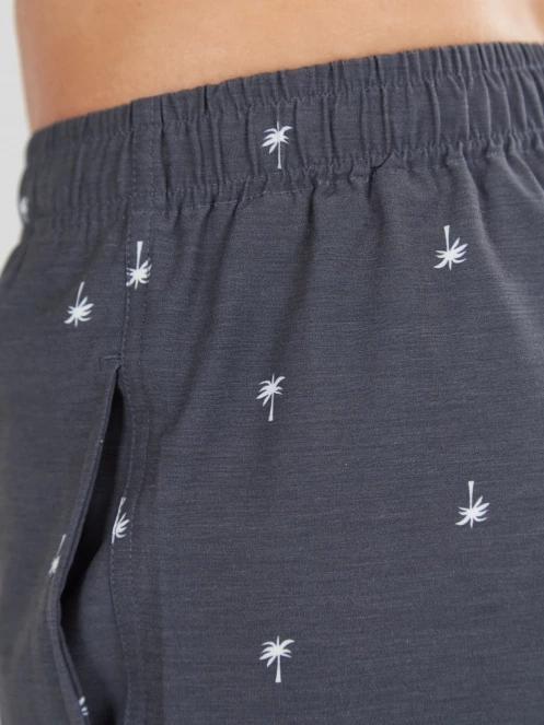Fundango Bono Print Boardshort for men in dark blue 7