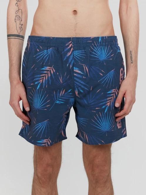 Fundango Bono Print Boardshorts for men in blue 2