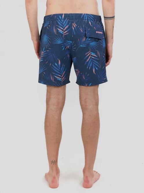 Fundango Bono Print Boardshorts for men in blue 3