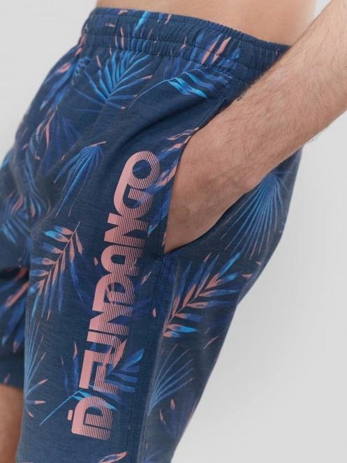 Fundango Bono Print Boardshorts for men in blue 5