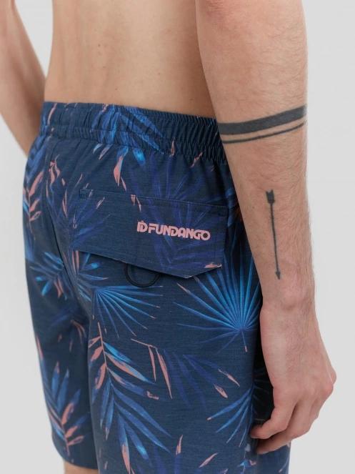 Fundango Bono Print Boardshorts for men in blue 6