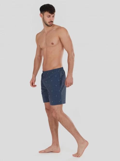 Fundango Bono Print Boardshorts for men in dark blue 4