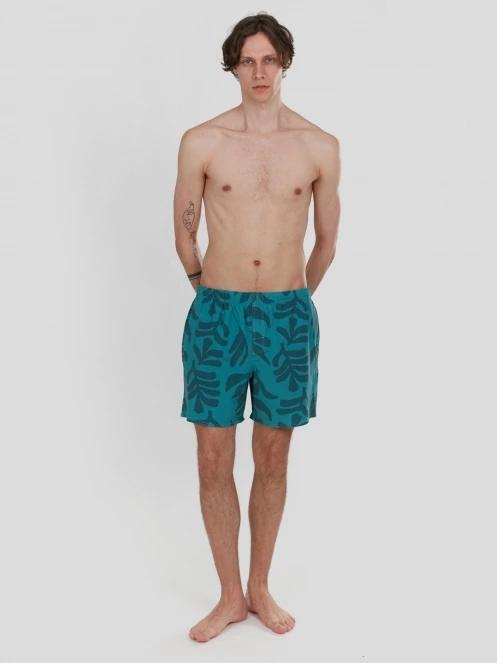 Fundango Bono Print Boardshorts for men in green 4