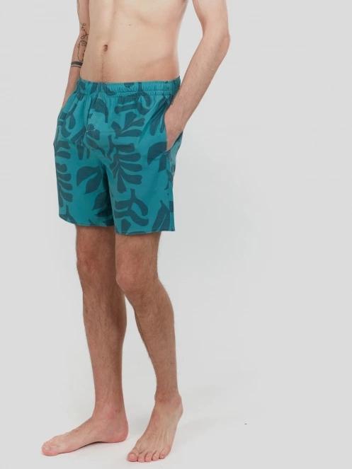 Fundango Bono Print Boardshorts for men in green 5