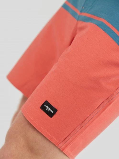 Fundango Morris Boardshort for men in red 5