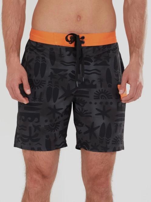 Fundango Salimu Boardshorts for men in black 2