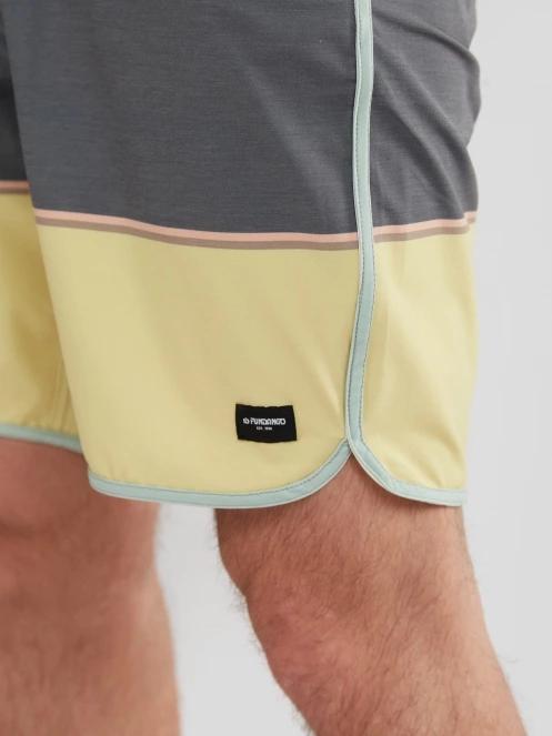 Fundango Neal Boardshort for men in yellow 7