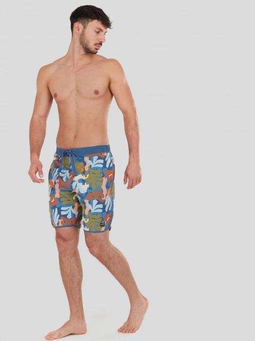 Fundango Neal Boardshorts for men in dark blue 4