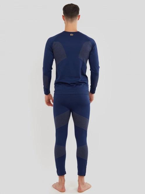 Fundango Seamless Baselayer Set for men in dark blue 3