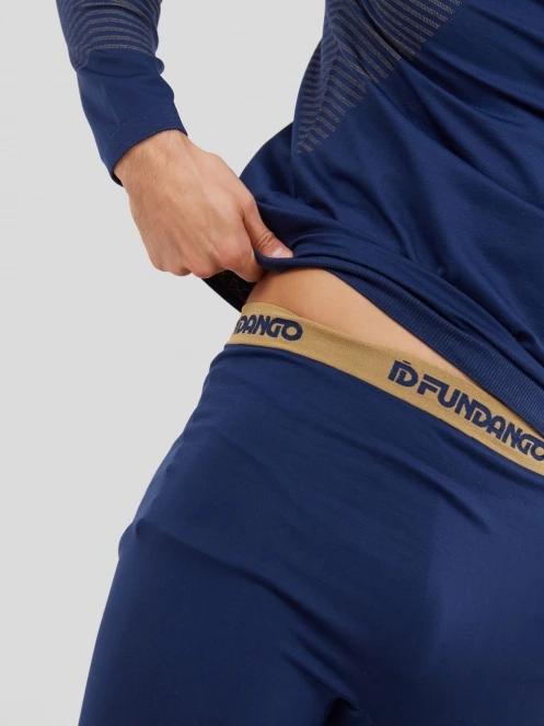 Fundango Seamless Baselayer Set for men in dark blue 6