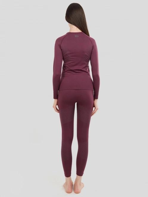 Fundango Seamless Baselayer Set for women in purple 3