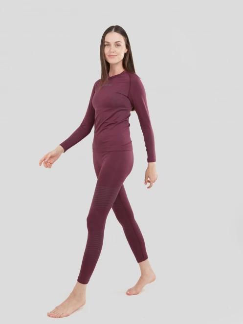 Fundango Seamless Baselayer Set for women in purple 5