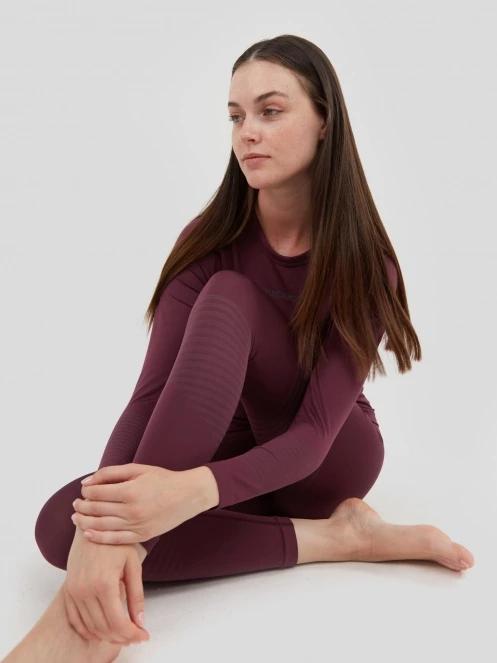 Fundango Seamless Baselayer Set for women in purple 6