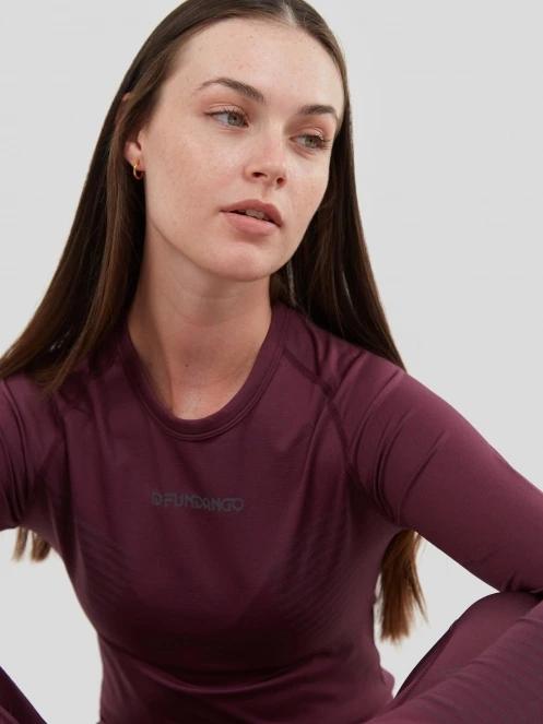 Fundango Seamless Baselayer Set for women in purple 7