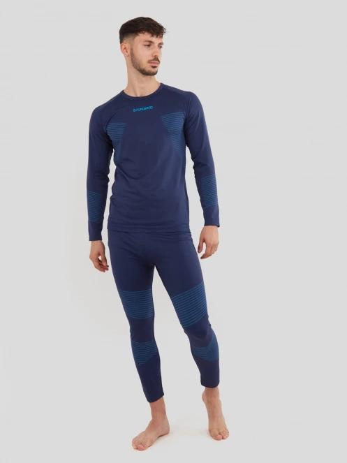 Fundango Seamless Baselayer Set for men in dark blue 5