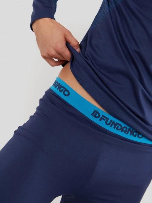 Fundango Seamless Baselayer Set for men in dark blue 7