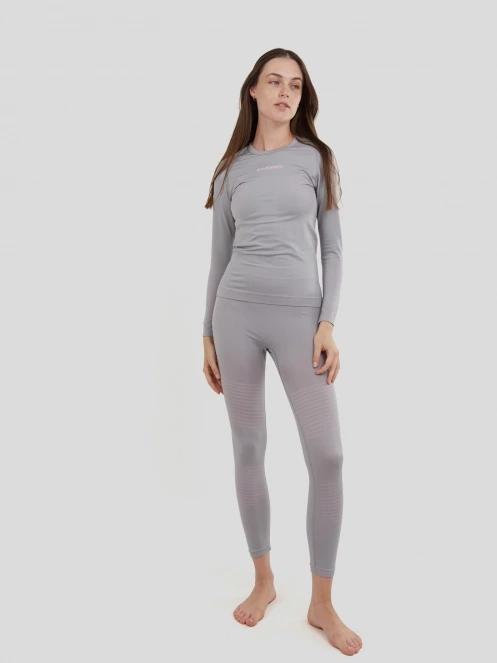 Fundango Seamless Baselayer Set for women in grey 4
