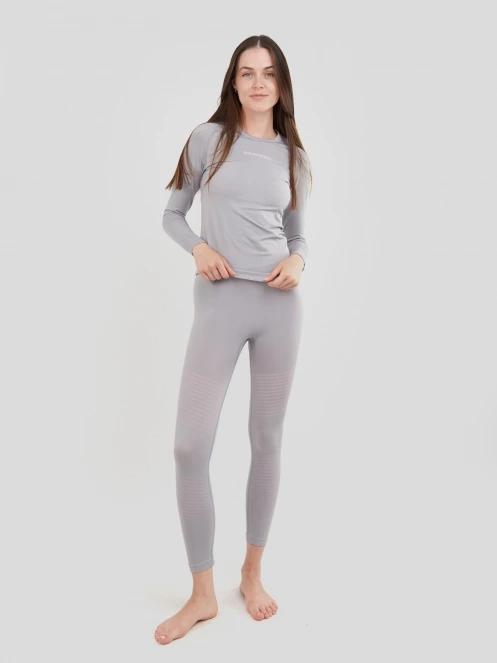 Fundango Seamless Baselayer Set for women in grey 5