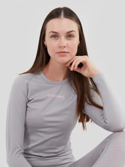 Fundango Seamless Baselayer Set for women in grey 8