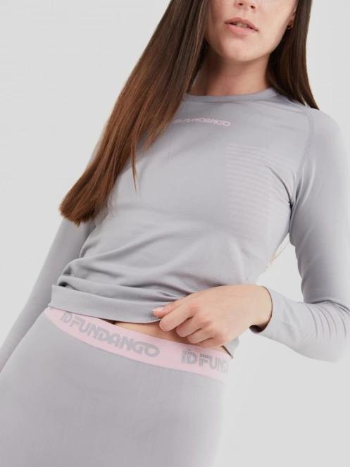 Fundango Seamless Baselayer Set for women in grey 9