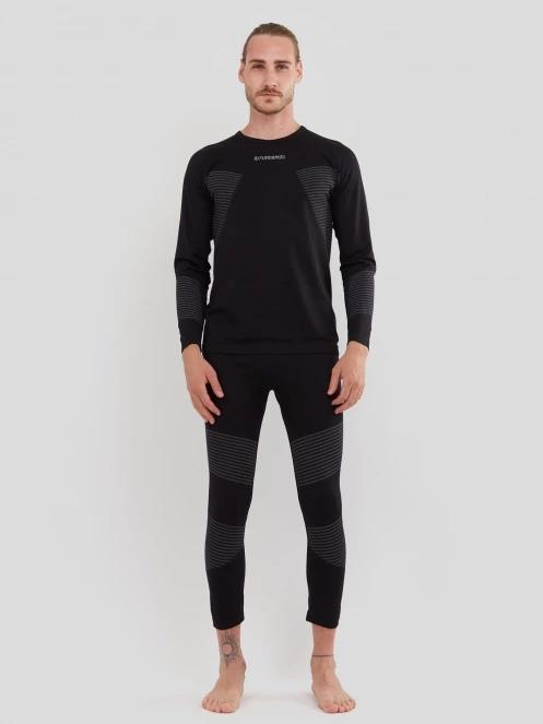 Fundango Seamless Baselayer Set in black 3
