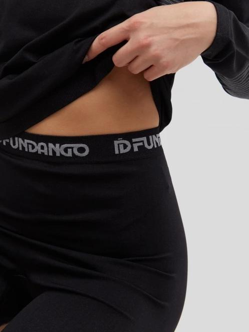 Fundango Seamless Baselayer Set in black 9