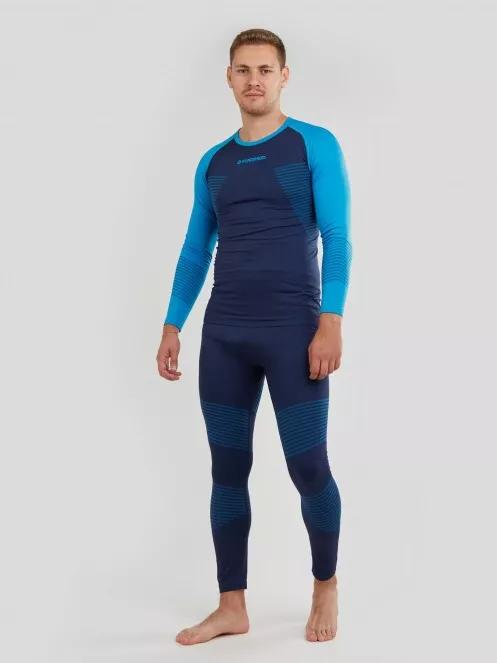 Fundango Seamless Baselayer Set for men in blue 2