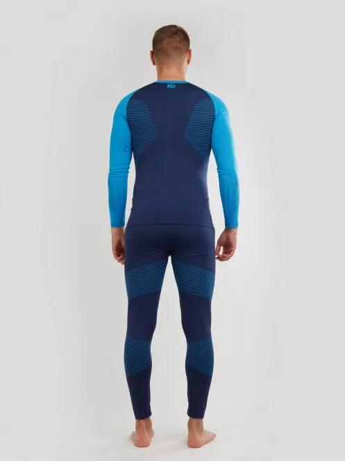 Fundango Seamless Baselayer Set for men in blue 3