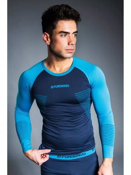 Fundango SEAMLESS  Baselayer Set for men in dark blue 2