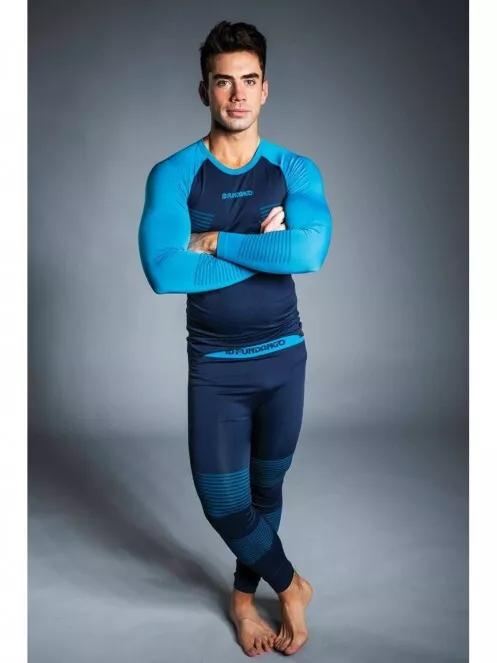 Fundango SEAMLESS  Baselayer Set for men in dark blue 3