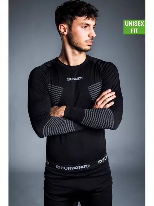 Fundango SEAMLESS  Baselayer Set for men in black 5