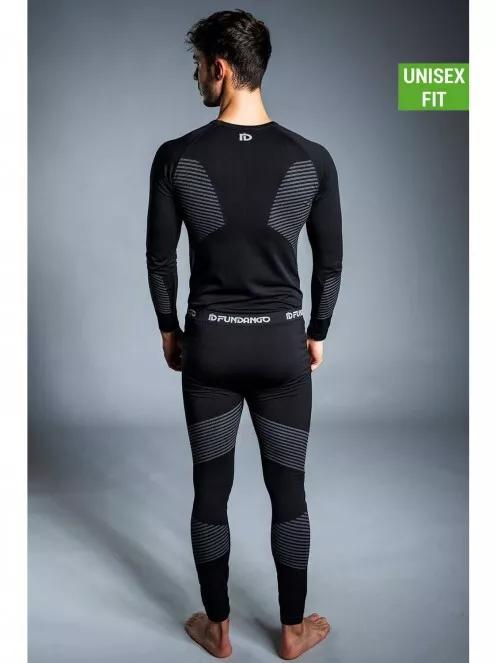 Fundango SEAMLESS  Baselayer Set for men in black 6