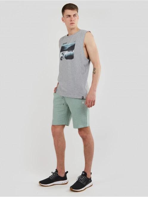 Fundango Glader Tank-T for men in grey 5