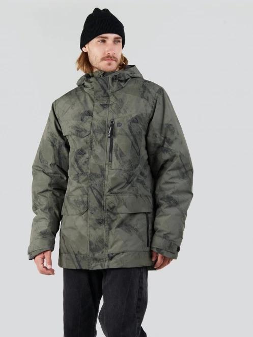 Fundango Perill Parka Jacket for men in oliv 2