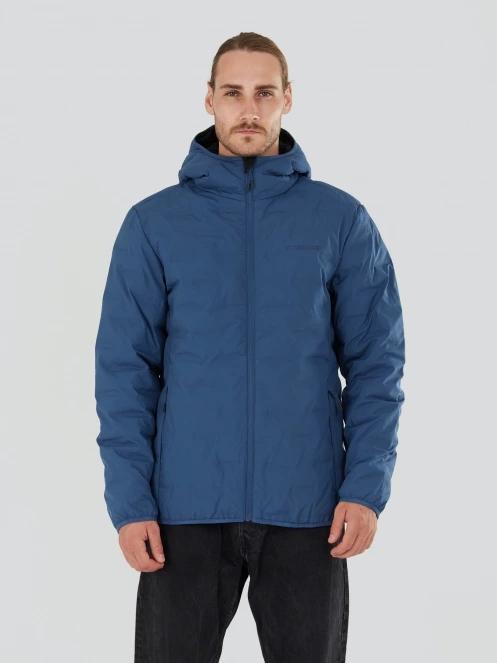 Fundango Smoke Hooded Jacket for men in blue 2