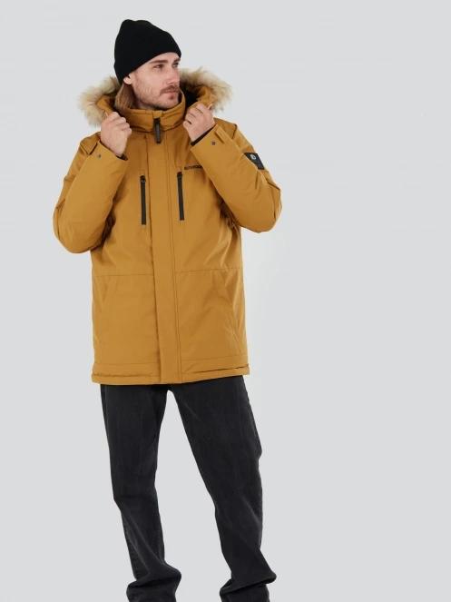 Fundango Spirit Parka Jacket for men in yellow 4