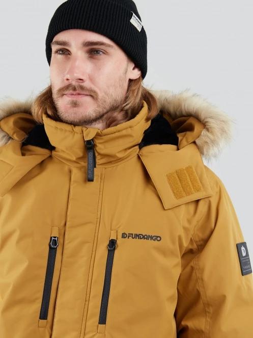 Fundango Spirit Parka Jacket for men in yellow 6