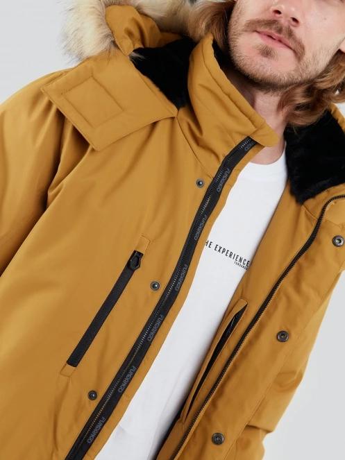 Fundango Spirit Parka Jacket for men in yellow 8
