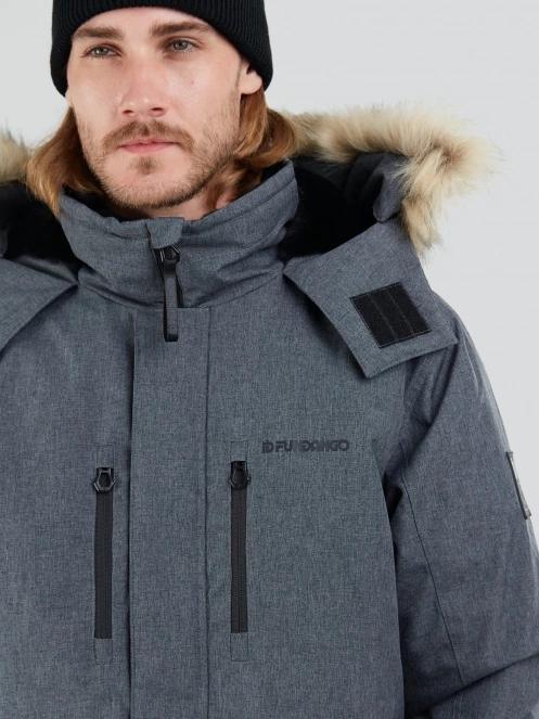 Fundango Spirit Parka Jacket for men in grey 5