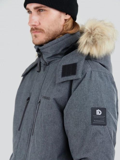 Fundango Spirit Parka Jacket for men in grey 6
