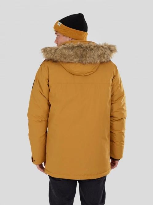 Fundango Spirit Parka Jacket for men in yellow 3