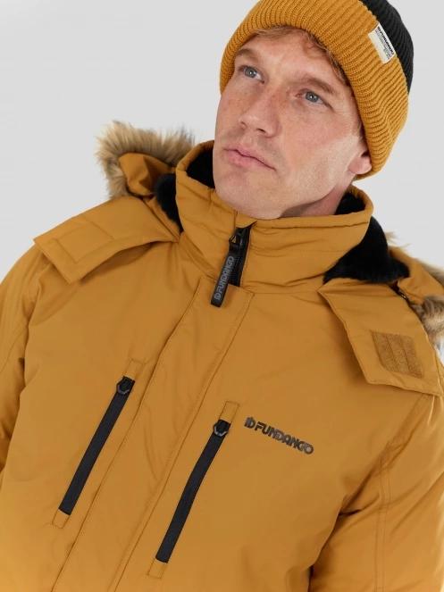Fundango Spirit Parka Jacket for men in yellow 7