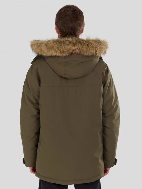 Fundango Spirit Parka Jacket for men in oliv 3