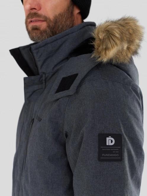Fundango Spirit Parka Jacket for men in grey 8