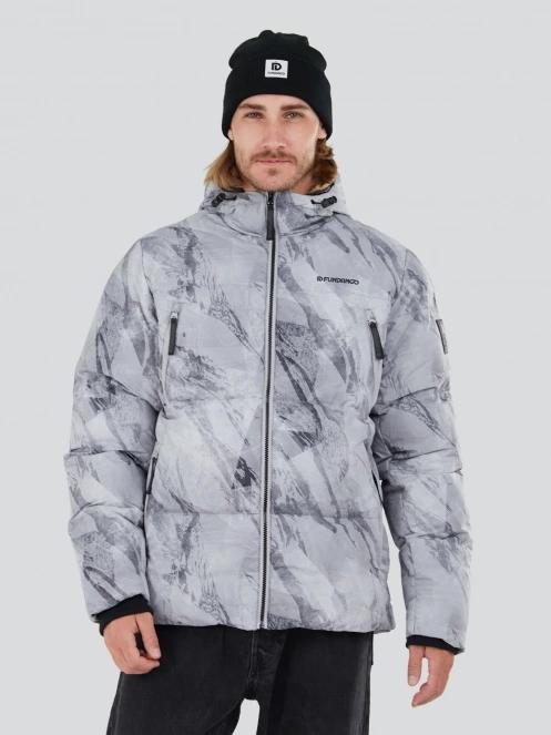 Fundango Ewan Puffer Jacket for men in grey 2