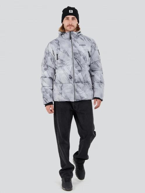 Fundango Ewan Puffer Jacket for men in grey 4