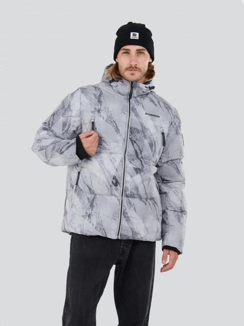 Fundango Ewan Puffer Jacket for men in grey 5