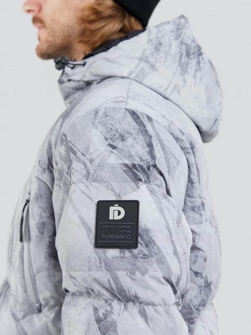 Fundango Ewan Puffer Jacket for men in grey 7